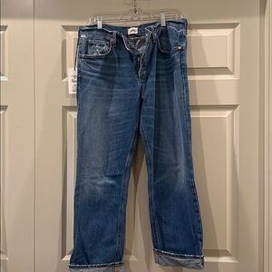 Citizens of Hummanity Neve Low Slung Relaxed Jeans $228 Size 27